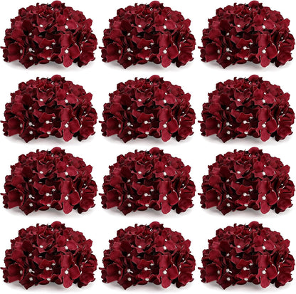 Lilac Hydrangea Flower Balls for Centerpieces - 12 PCS