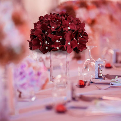 Lilac Hydrangea Flower Balls for Centerpieces - 12 PCS