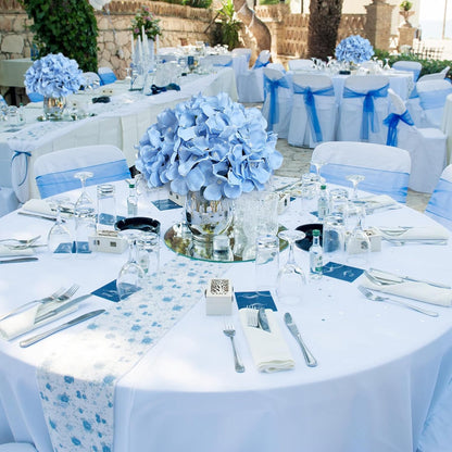 Lilac Hydrangea Flower Balls for Centerpieces - 12 PCS