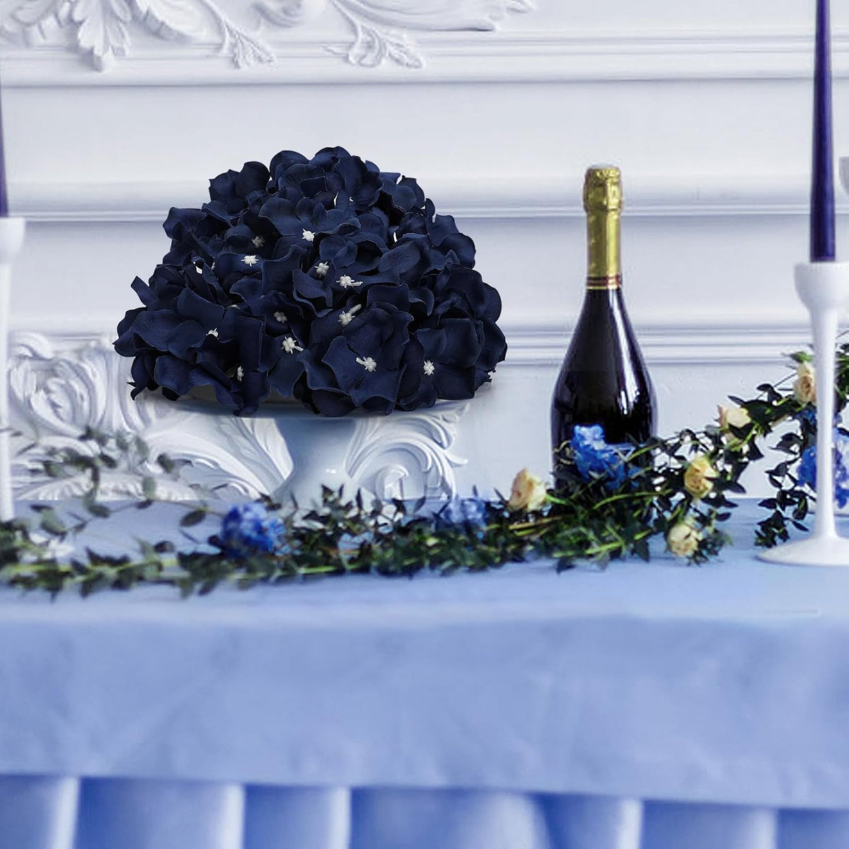 Lilac Hydrangea Flower Balls for Centerpieces - 12 PCS