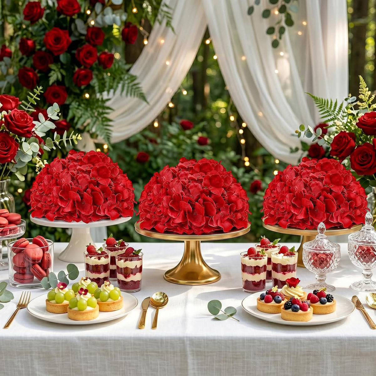 Lilac Hydrangea Flower Balls for Centerpieces - 12 PCS