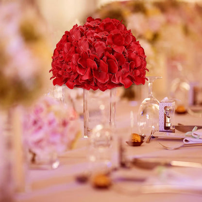 Lilac Hydrangea Flower Balls for Centerpieces - 12 PCS