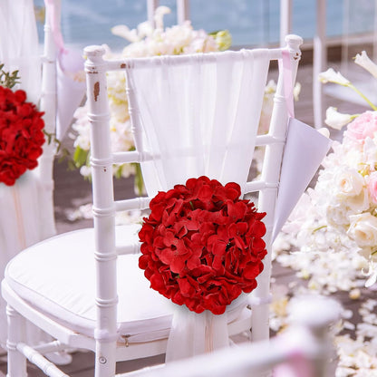 Lilac Hydrangea Flower Balls for Centerpieces - 12 PCS