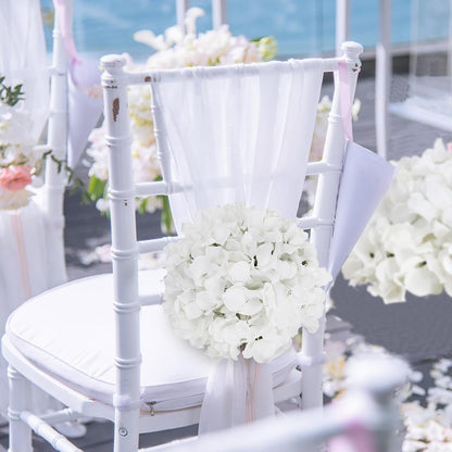 Lilac Hydrangea Flower Balls for Centerpieces - 12 PCS