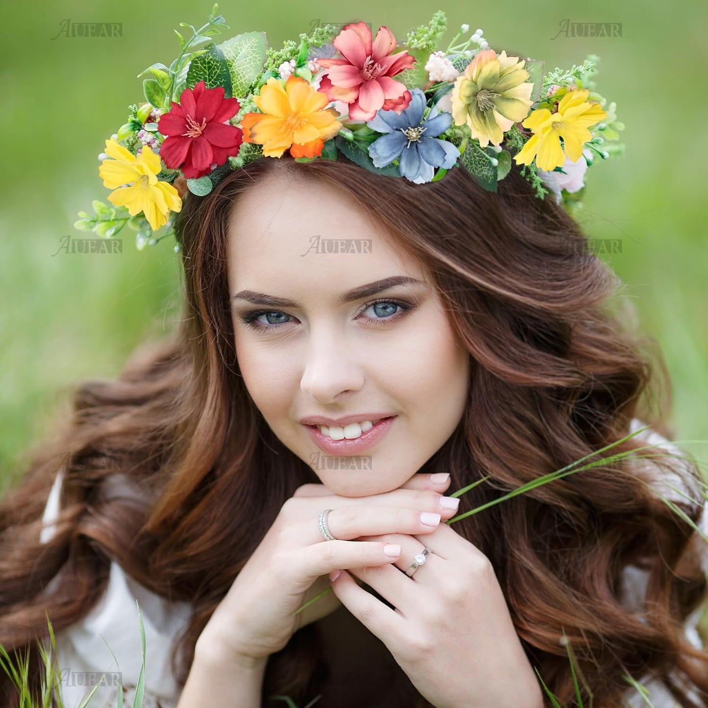 50 Pack Fake Flower Heads Airtificial Silk Plum Cherry Blossom Head Peony Daisy Decor for DIY Crafts Home Wedding Party Hats Decoration (Light Purple)