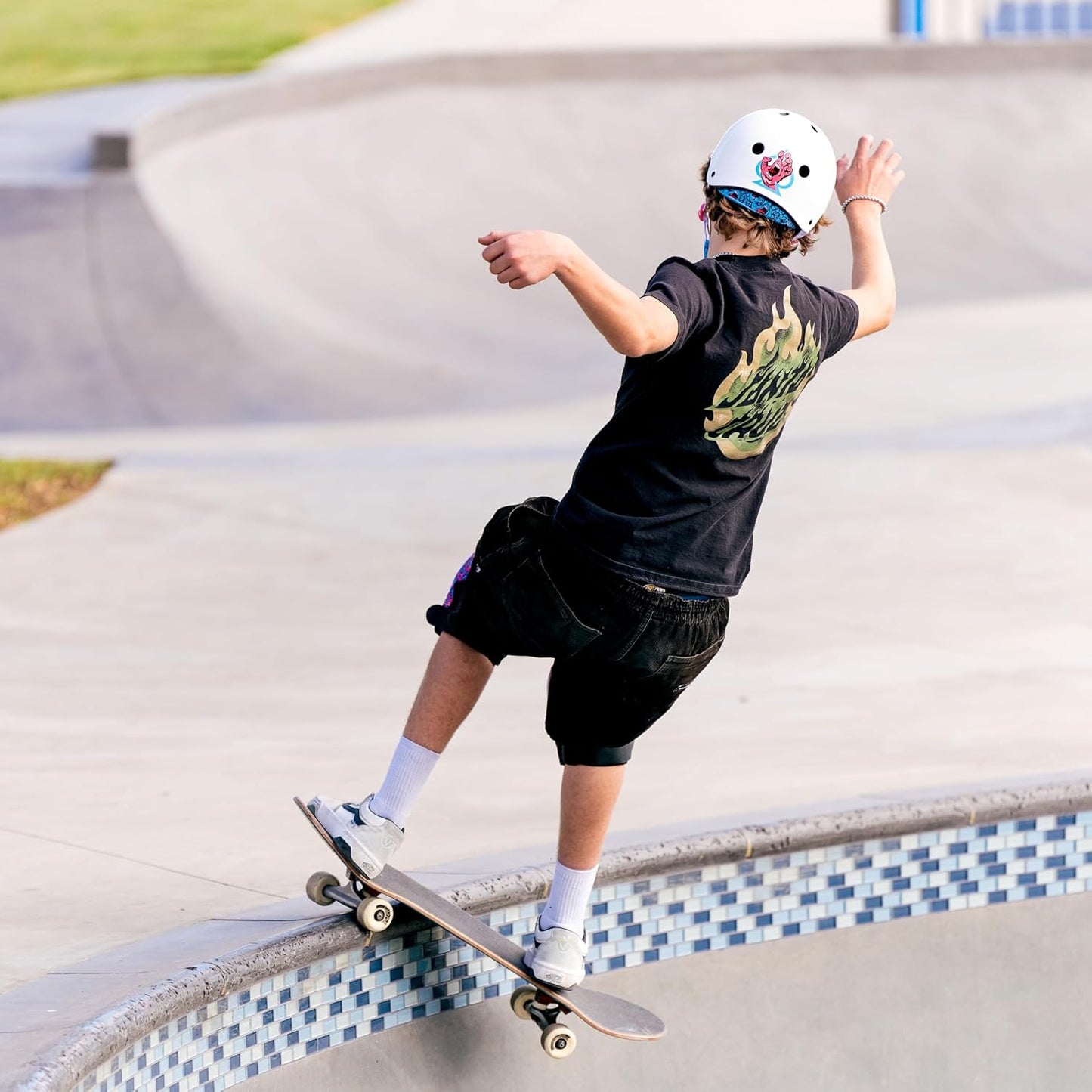 Low PRO Triple Certified Helmet - Ideal for Skateboarding, Bicycling, BMX and Roller Skating