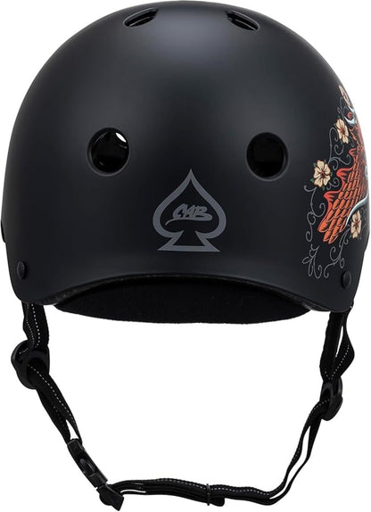 Low PRO Triple Certified Helmet - Ideal for Skateboarding, Bicycling, BMX and Roller Skating