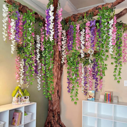 37 Pcs 3D Wisteria Tree Decoration Kit Classroom Tree Bulletin Board