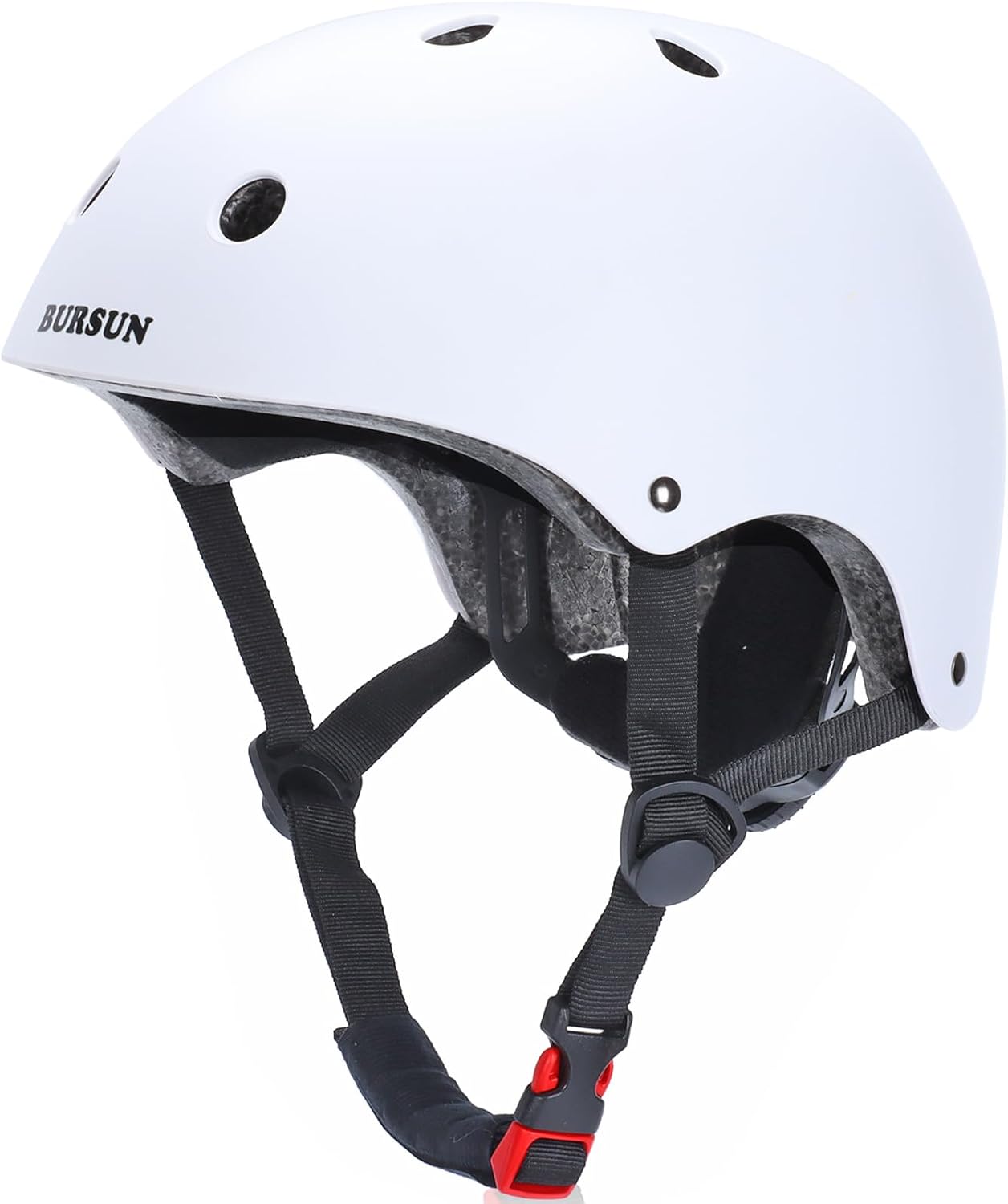 Kids Bike Helmet Ventilation & Adjustable Toddler Helmet for Ages 2-14 Kids Boys Girls Multi-Sport Helmet for Skateboard Roller Skateing Bicycle Scooter blance Bike