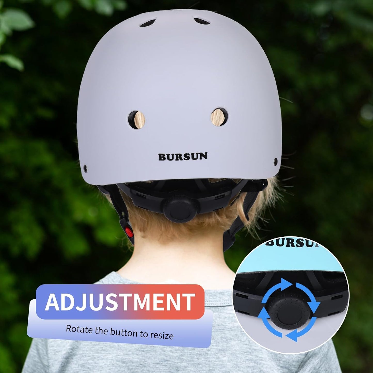 Kids Bike Helmet Ventilation & Adjustable Toddler Helmet for Ages 2-14 Kids Boys Girls Multi-Sport Helmet for Skateboard Roller Skateing Bicycle Scooter blance Bike