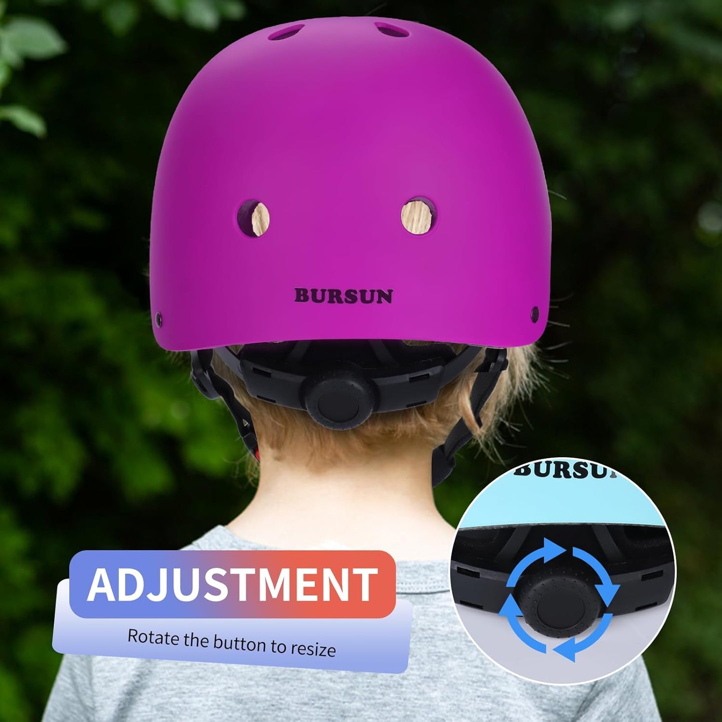 Kids Bike Helmet Ventilation & Adjustable Toddler Helmet for Ages 2-14 Kids Boys Girls Multi-Sport Helmet for Skateboard Roller Skateing Bicycle Scooter blance Bike