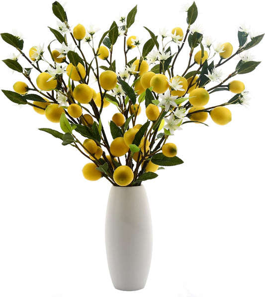 5 Pack 24 Inch Artificial Lemon Branches