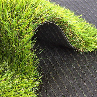 Artificial Grass Square Tiles, 12.2 x 12.2 Inch (2 Pack)
