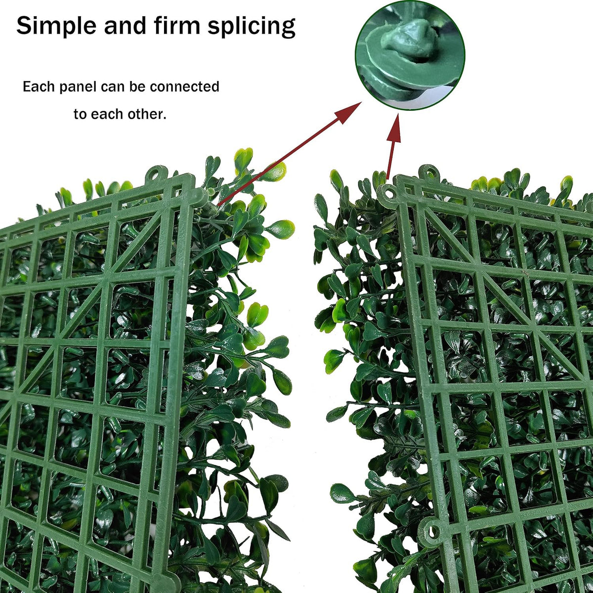 ODTORY Artificial Ivy Privacy Screen Fence Panel, Green 40 X 120 in