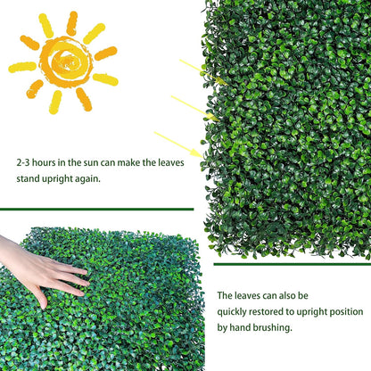 ODTORY Artificial Ivy Privacy Screen Fence Panel, Green 40 X 120 in