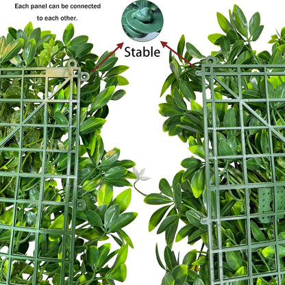 ODTORY Artificial Ivy Privacy Screen Fence Panel, Green 40 X 120 in