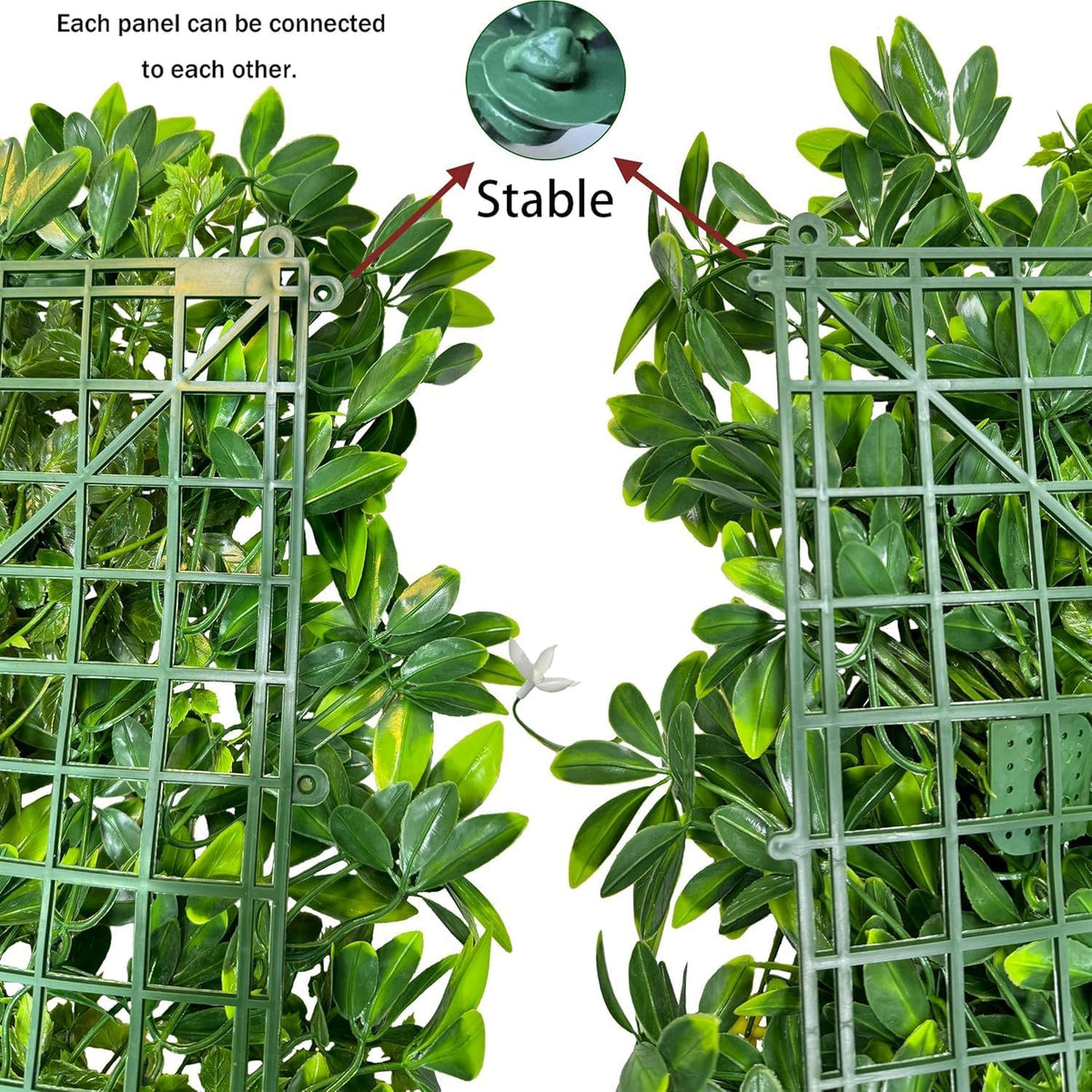 ODTORY Artificial Ivy Privacy Screen Fence Panel, Green 40 X 120 in