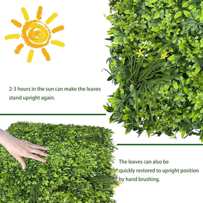 ODTORY Artificial Ivy Privacy Screen Fence Panel, Green 40 X 120 in
