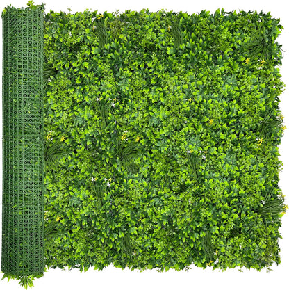 ODTORY Artificial Ivy Privacy Screen Fence Panel, Green 40 X 120 in