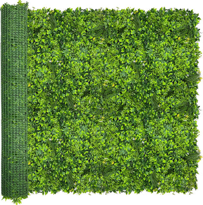 ODTORY Artificial Ivy Privacy Screen Fence Panel, Green 40 X 120 in