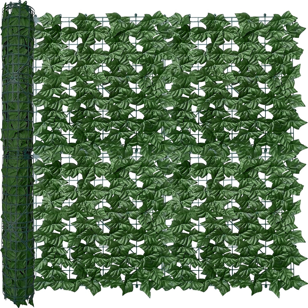 ODTORY Artificial Ivy Privacy Screen Fence Panel, Green 40 X 120 in