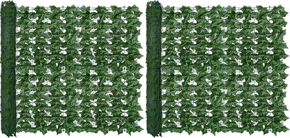 ODTORY Artificial Ivy Privacy Screen Fence Panel, Green 40 X 120 in