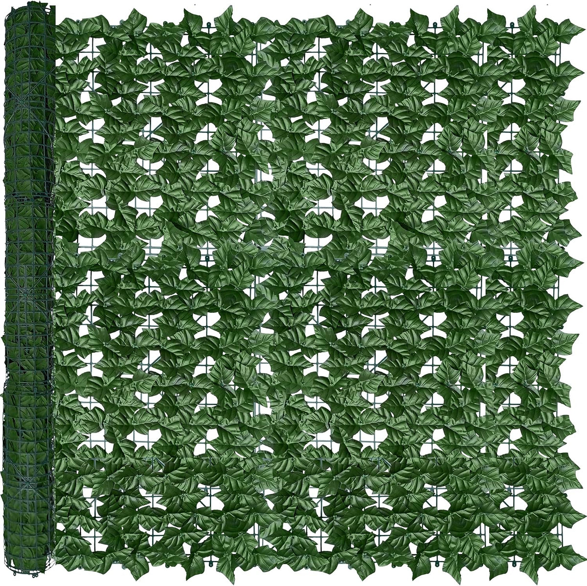 ODTORY Artificial Ivy Privacy Screen Fence Panel, Green 40 X 120 in