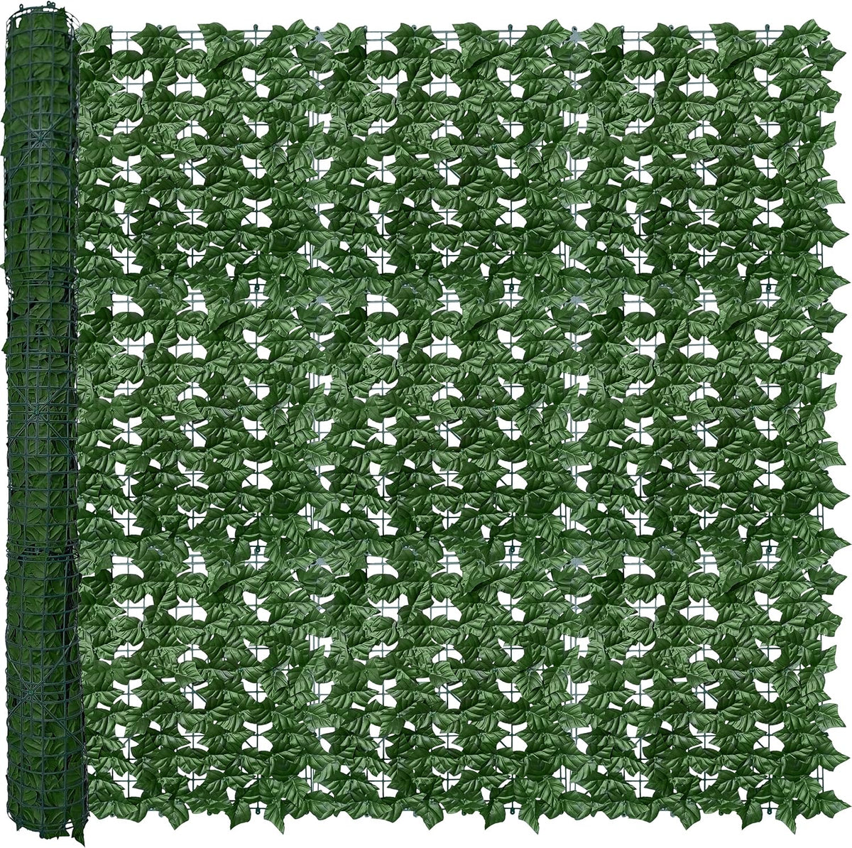 ODTORY Artificial Ivy Privacy Screen Fence Panel, Green 40 X 120 in