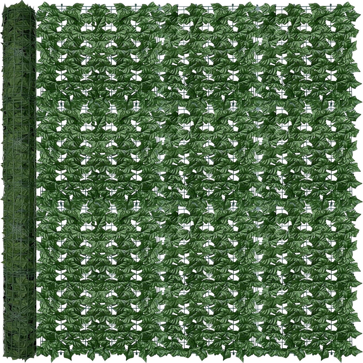 ODTORY Artificial Ivy Privacy Screen Fence Panel, Green 40 X 120 in