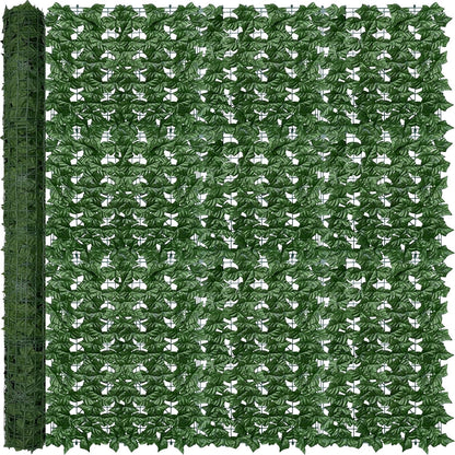 ODTORY Artificial Ivy Privacy Screen Fence Panel, Green 40 X 120 in