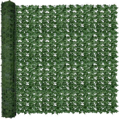 ODTORY Artificial Ivy Privacy Screen Fence Panel, Green 40 X 120 in