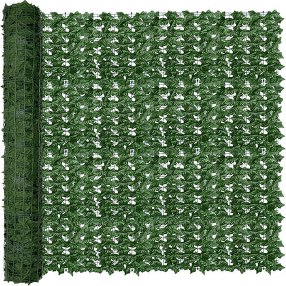 ODTORY Artificial Ivy Privacy Screen Fence Panel, Green 40 X 120 in