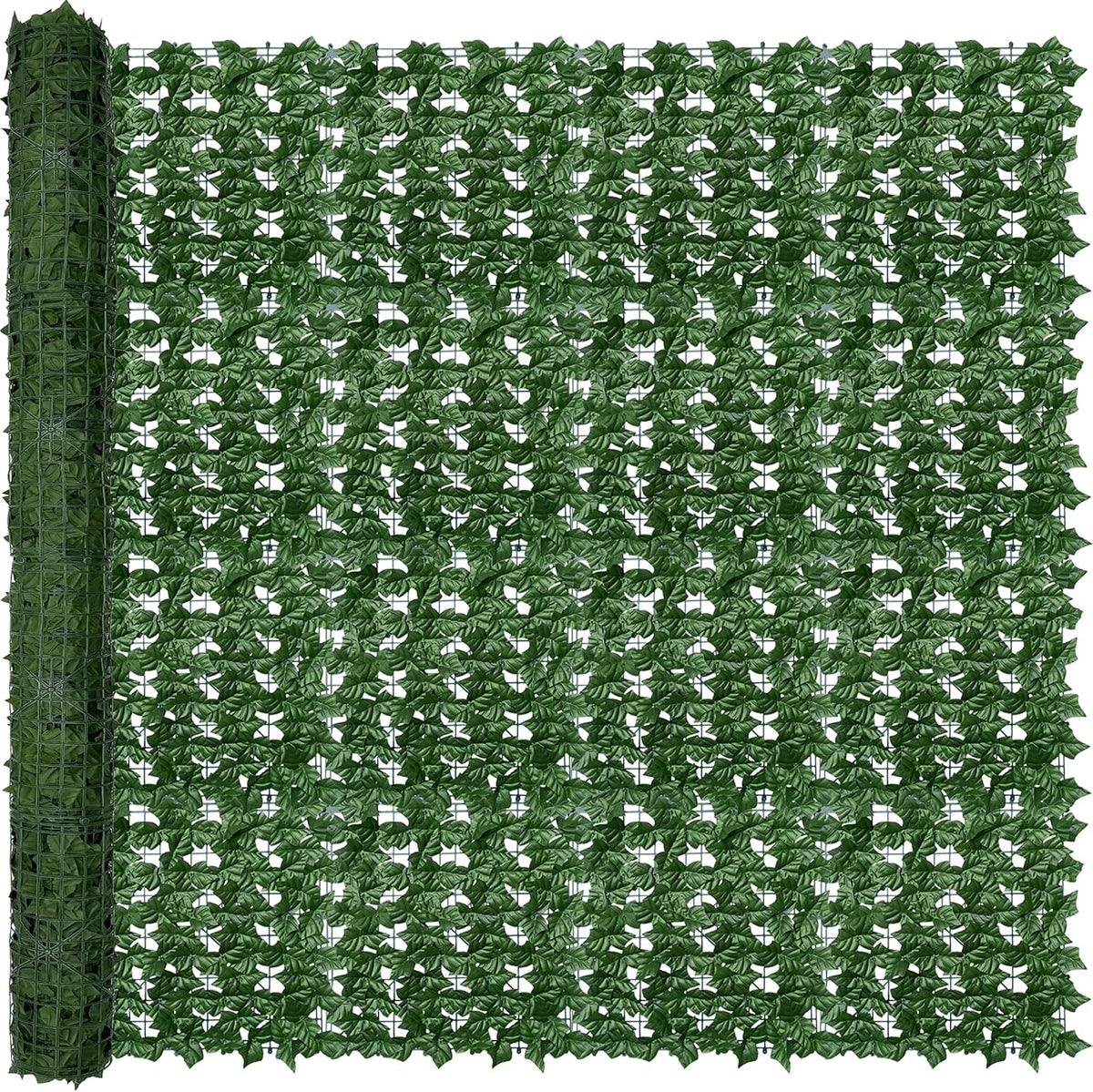 ODTORY Artificial Ivy Privacy Screen Fence Panel, Green 40 X 120 in