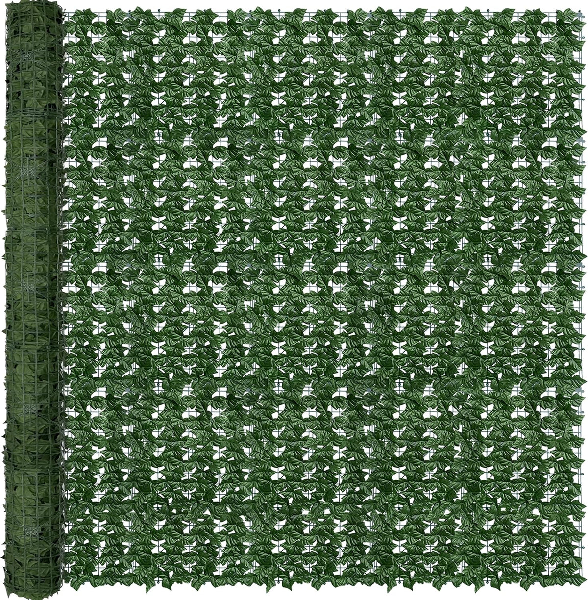 ODTORY Artificial Ivy Privacy Screen Fence Panel, Green 40 X 120 in