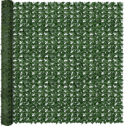 ODTORY Artificial Ivy Privacy Screen Fence Panel, Green 40 X 120 in