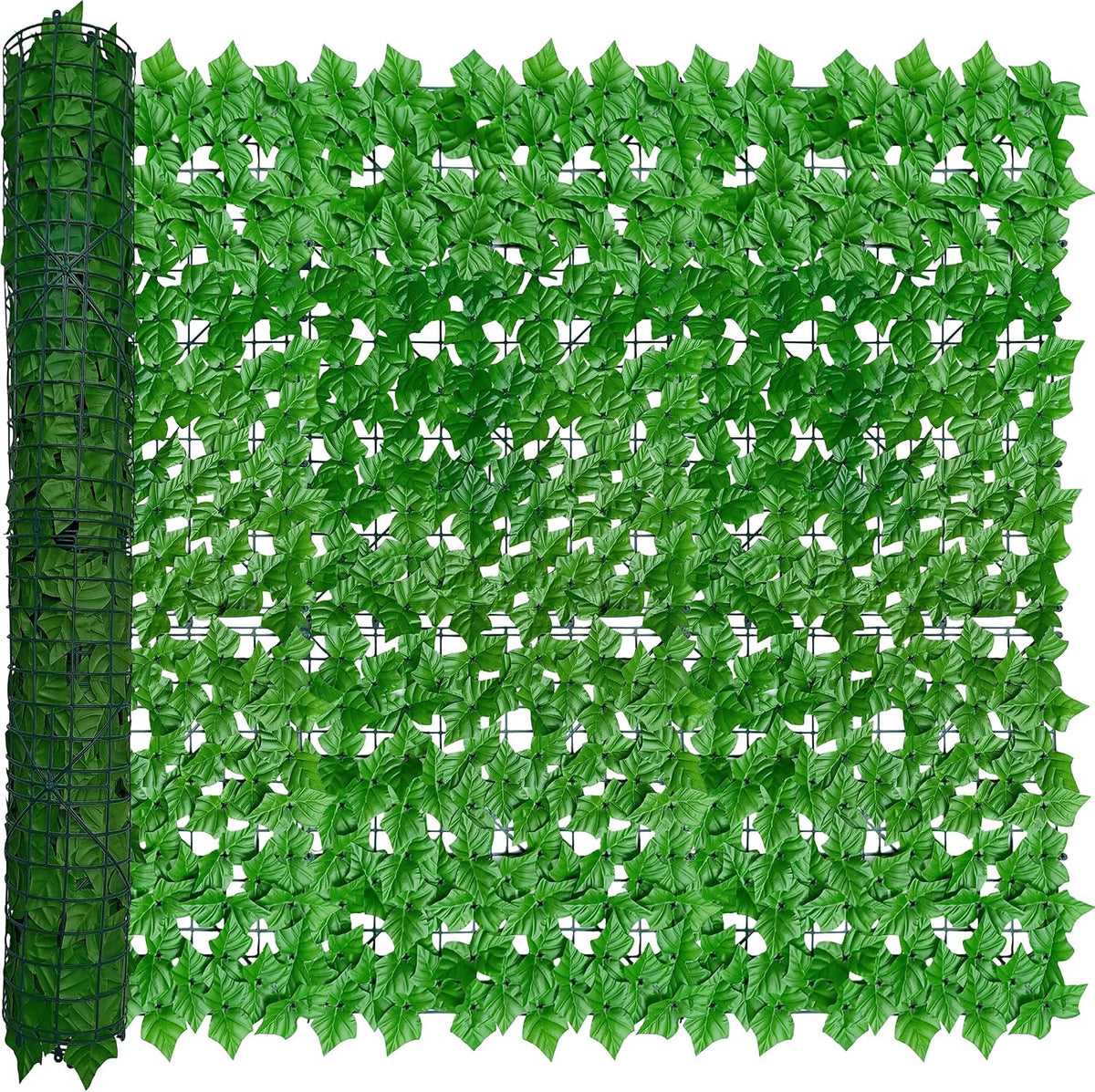 ODTORY Artificial Ivy Privacy Screen Fence Panel, Green 40 X 120 in