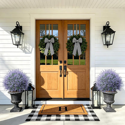 24.9” Artificial Lavender Topiary Ball with Pots