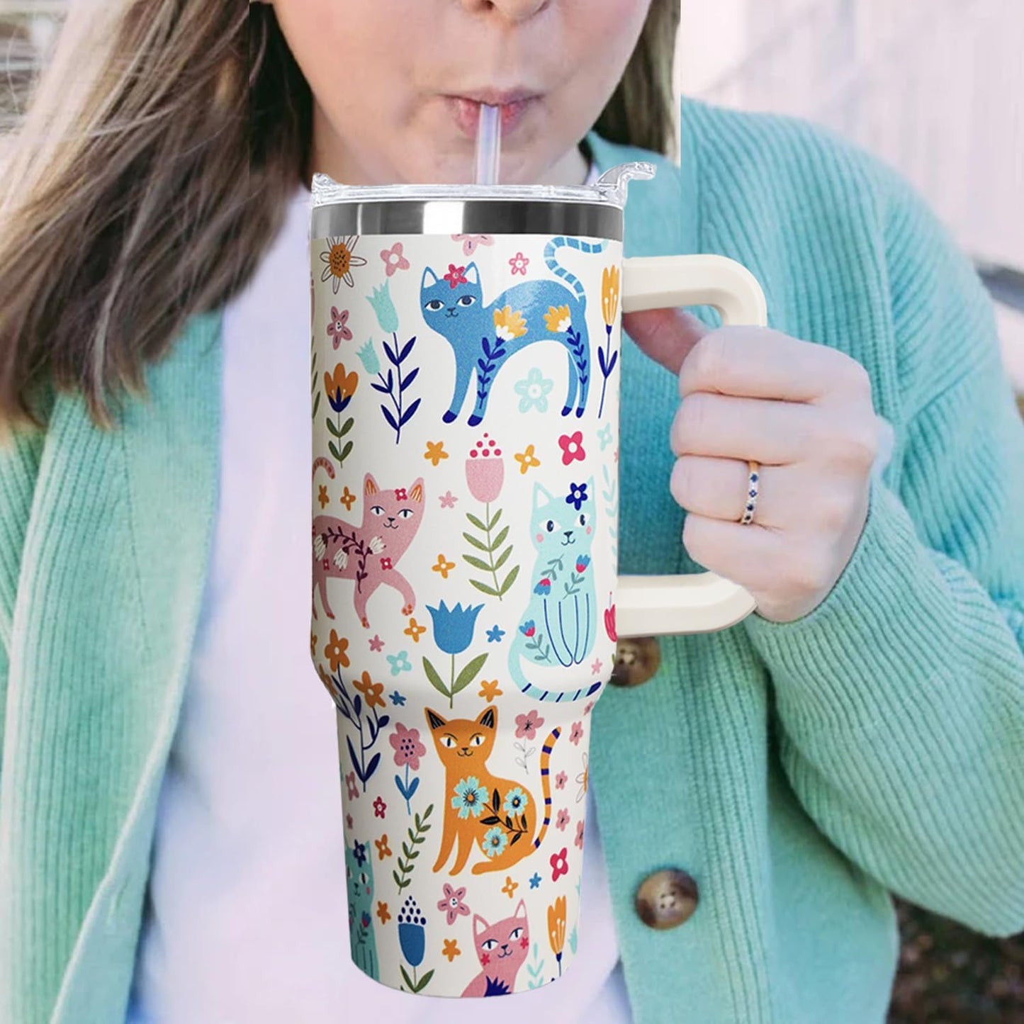 30 oz Stainless Steel Tumbler with lid and Straw,Yellow CoffeeTravel Mug Cup Water Botter, Lemon Gifts for Lemon Lovers - Colors B
