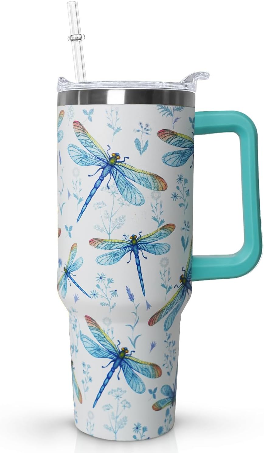 30 oz Stainless Steel Tumbler with lid and Straw,Yellow CoffeeTravel Mug Cup Water Botter, Lemon Gifts for Lemon Lovers - Colors B