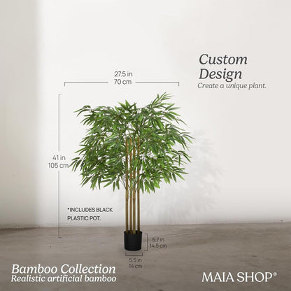 5ft Artificial Bamboo Tree - Indoor Faux Plant