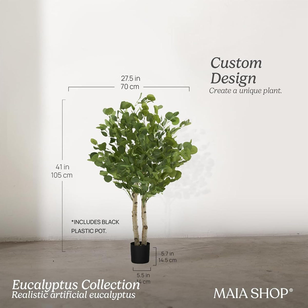 5ft Artificial Bamboo Tree - Indoor Faux Plant