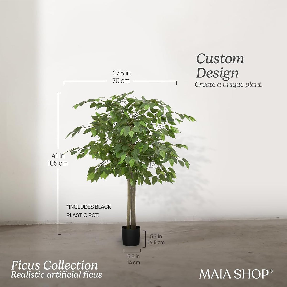 5ft Artificial Bamboo Tree - Indoor Faux Plant