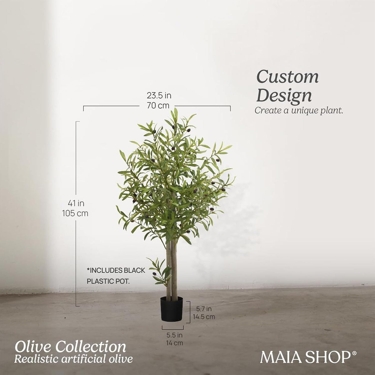5ft Artificial Bamboo Tree - Indoor Faux Plant