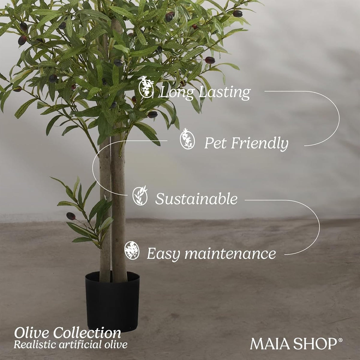 5ft Artificial Bamboo Tree - Indoor Faux Plant