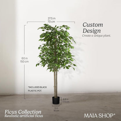 5ft Artificial Bamboo Tree - Indoor Faux Plant