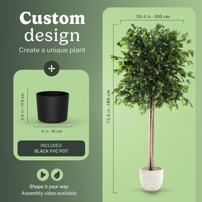 5ft Artificial Bamboo Tree - Indoor Faux Plant