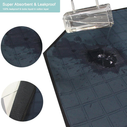 47' Hexagon Washable Guinea Pig Playpen Mat Leakproof Anti-Slip