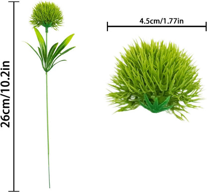 Dandelion Artificial Flowers, Artificial Flowers for Decoration Fake Plants Bouquet Plastic Flowers for Home Decoration Wedding Decor Flower Arrangment Green