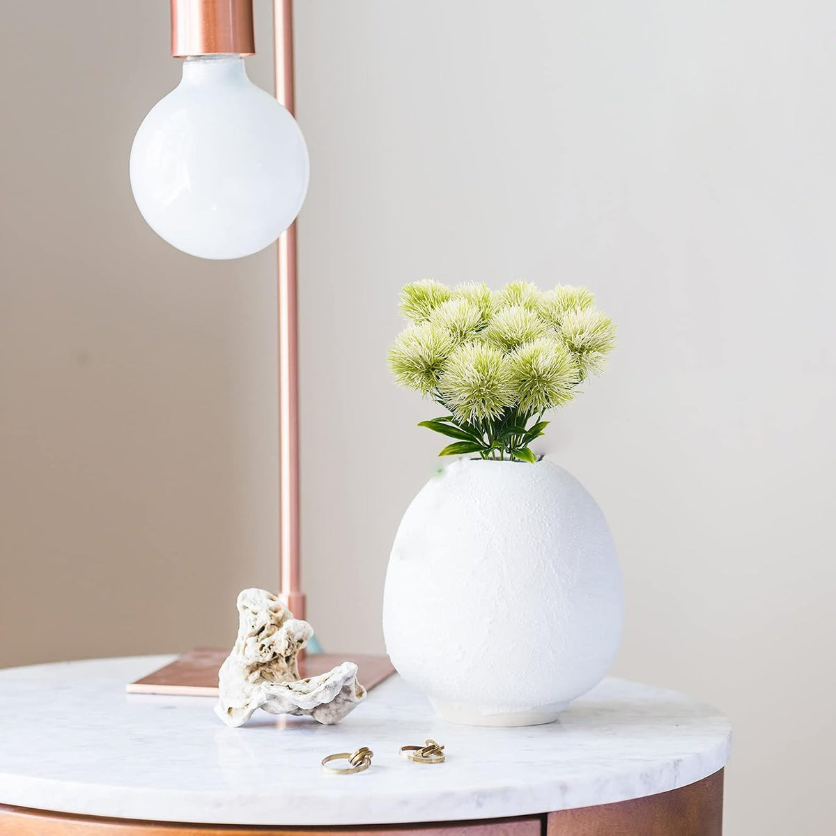 Dandelion Artificial Flowers, Artificial Flowers for Decoration Fake Plants Bouquet Plastic Flowers for Home Decoration Wedding Decor Flower Arrangment Green