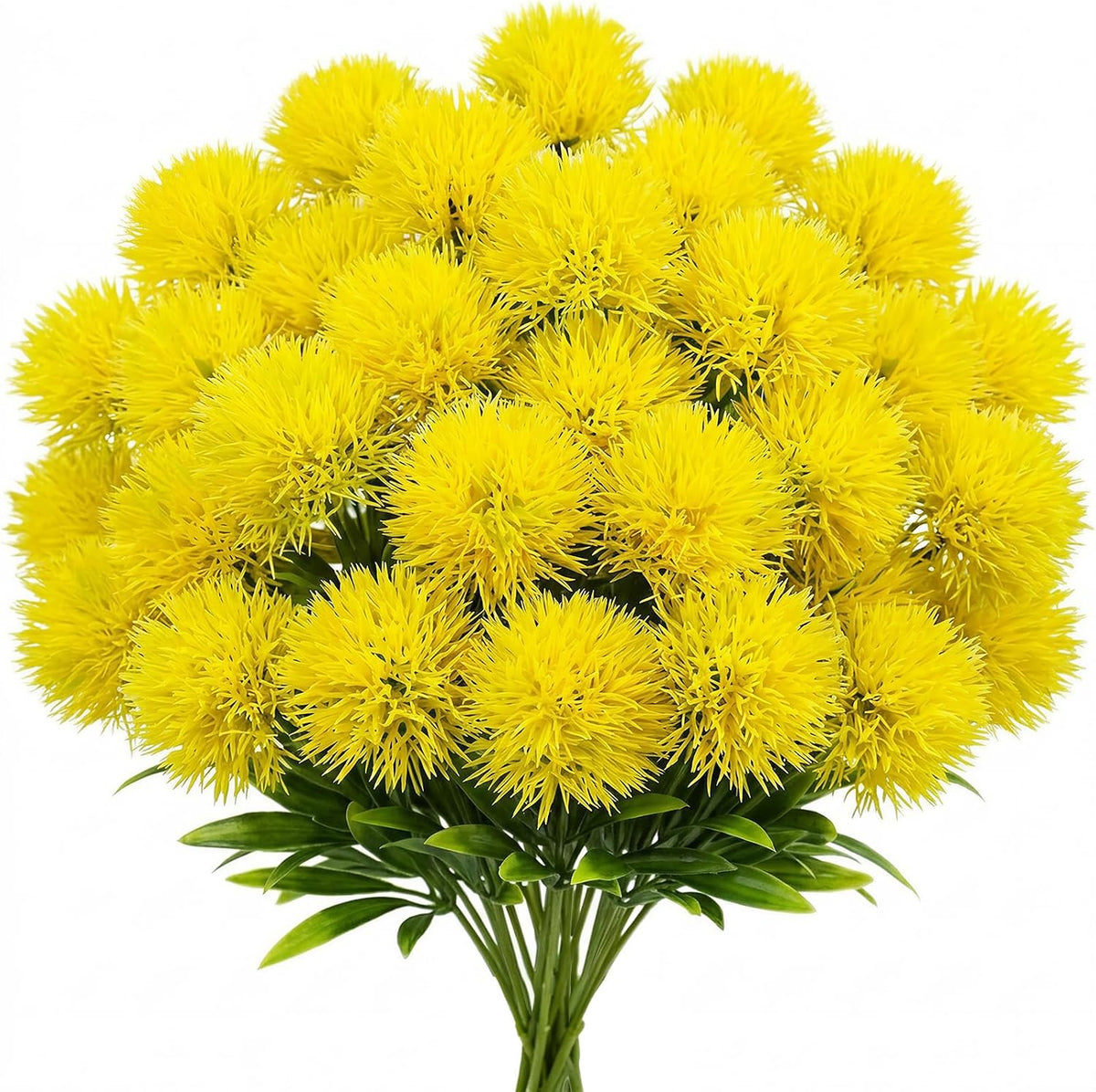 Dandelion Artificial Flowers, Artificial Flowers for Decoration Fake Plants Bouquet Plastic Flowers for Home Decoration Wedding Decor Flower Arrangment Green